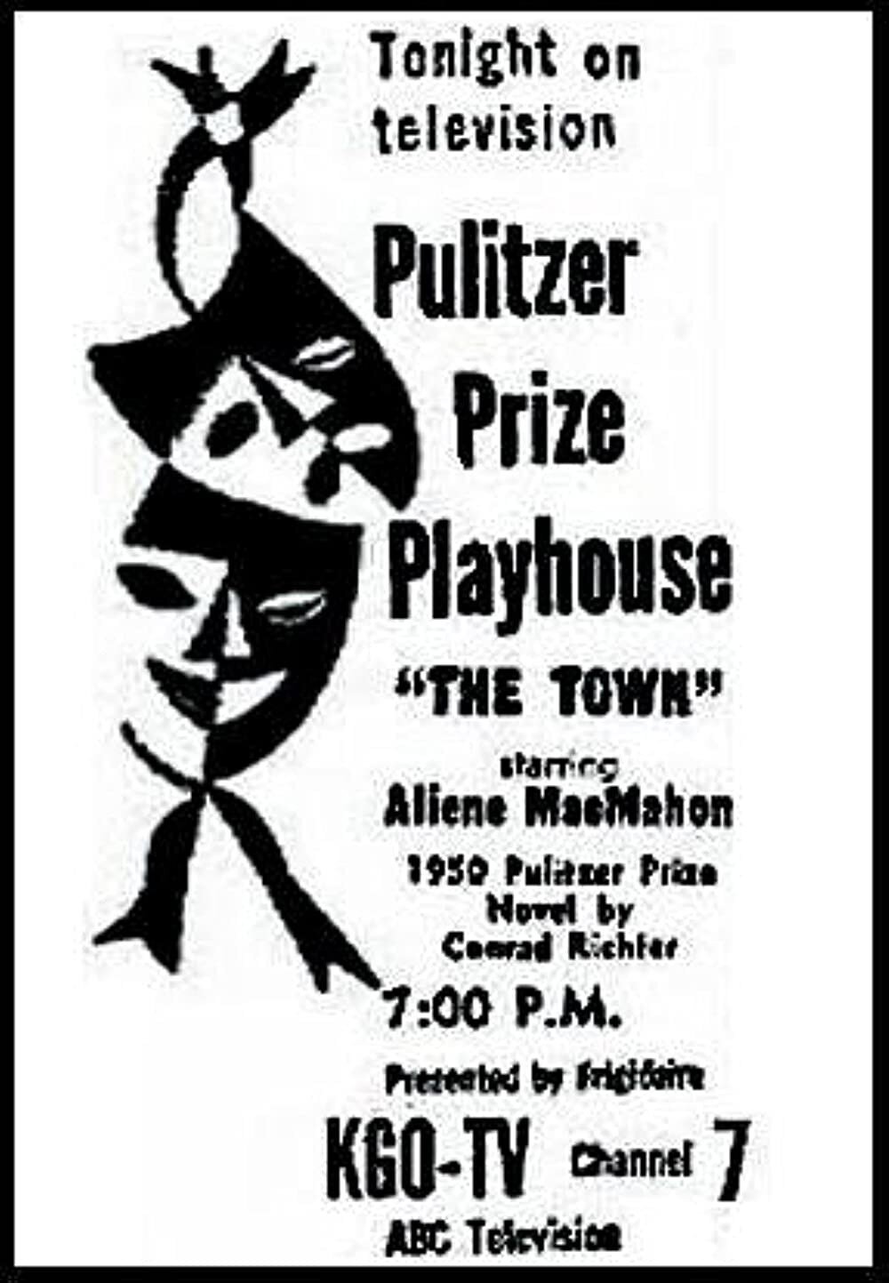 Pulitzer Prize Playhouse poster