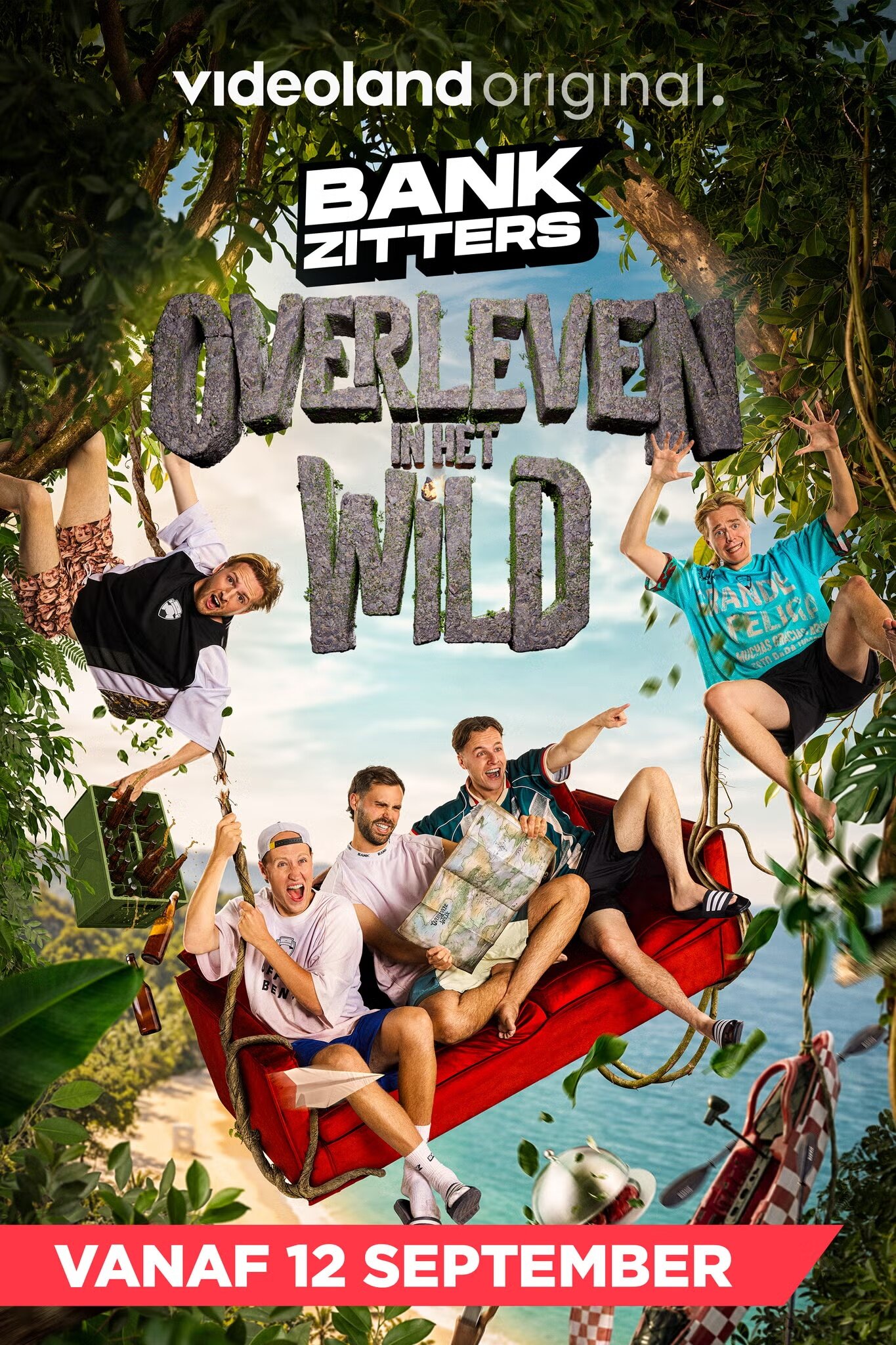 Bankzitters: Overleven in Het Wild poster